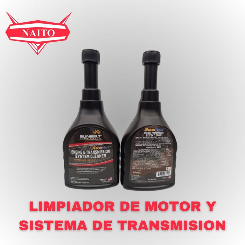 Limpiador de motor y sistema de transmisión