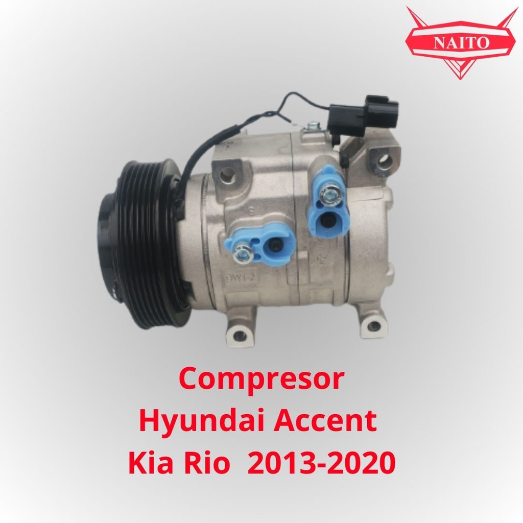 Compresor Hyundai Accent, Verna, Kia Rio 2013-2020 (Mecanico)