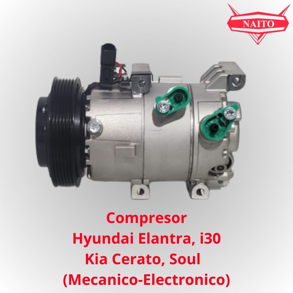 Compresor Hyundai Elantra, i30, Kia Cerato, Soul (Mecanico-Electronico)