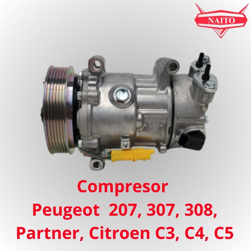 Compresor  Peugeot  207, 307, 308, Partner, Citroen C3, C4, C5